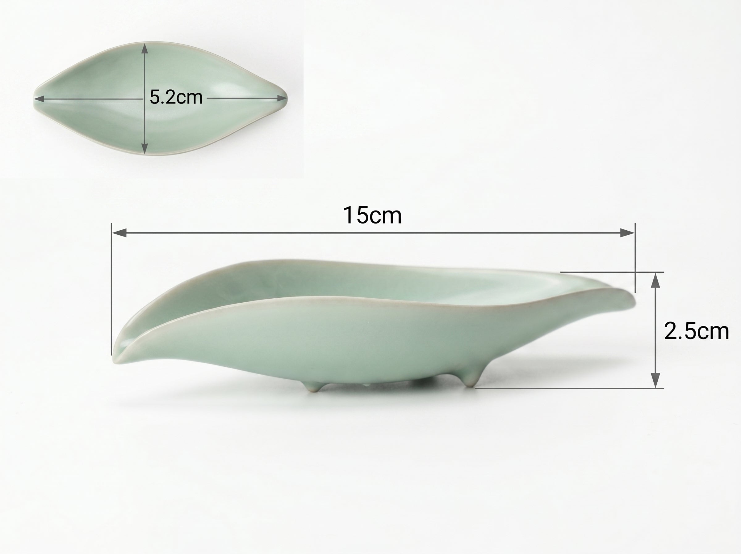 Ru Ware Celadon Cha Ze (Tea Scoop)