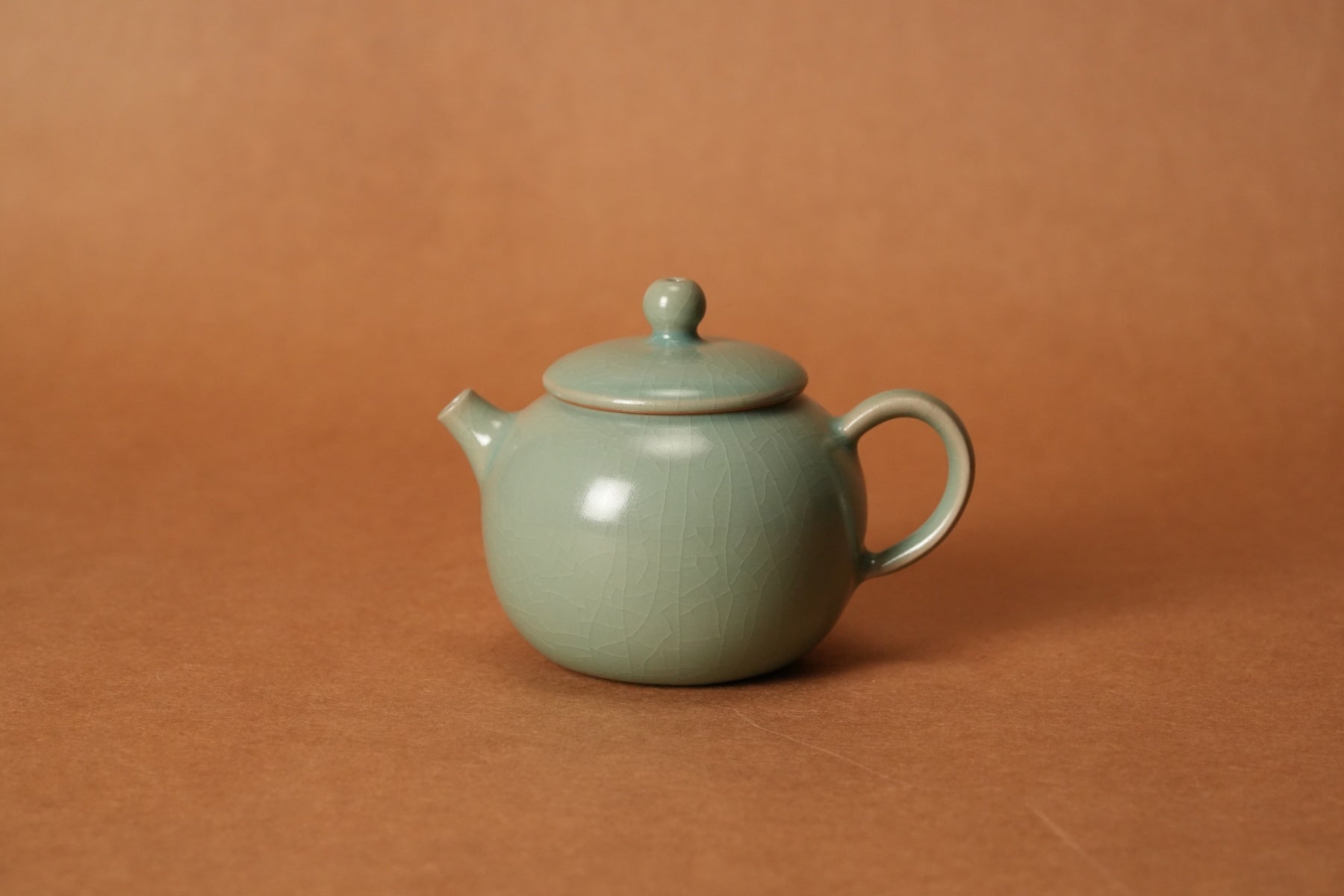 Ru Ware Celadon Apple Teapot