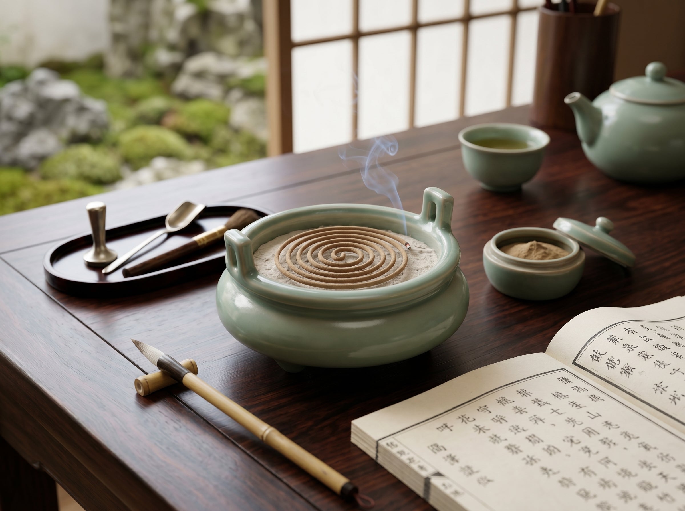 Ru Ware Celadon Twin-Handle Censer