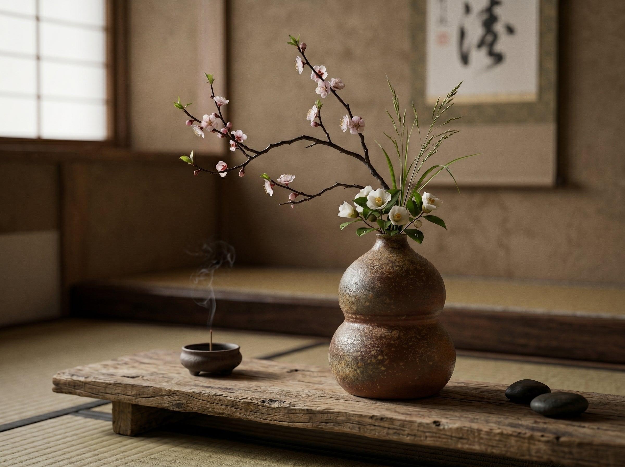 Ou Ware Wood-Fired Mini Gourd Vase