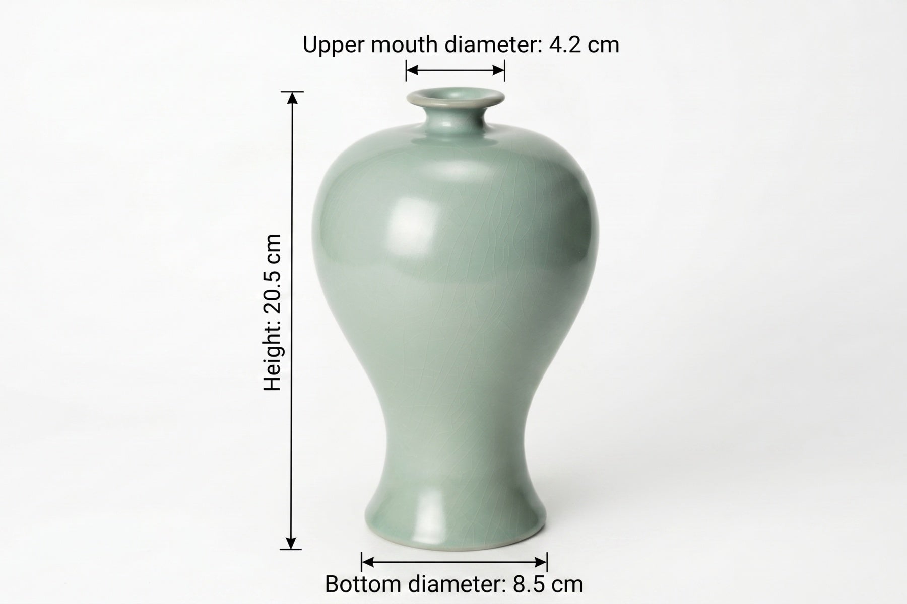 Ru Ware Celadon Meiping (Plum Vase)