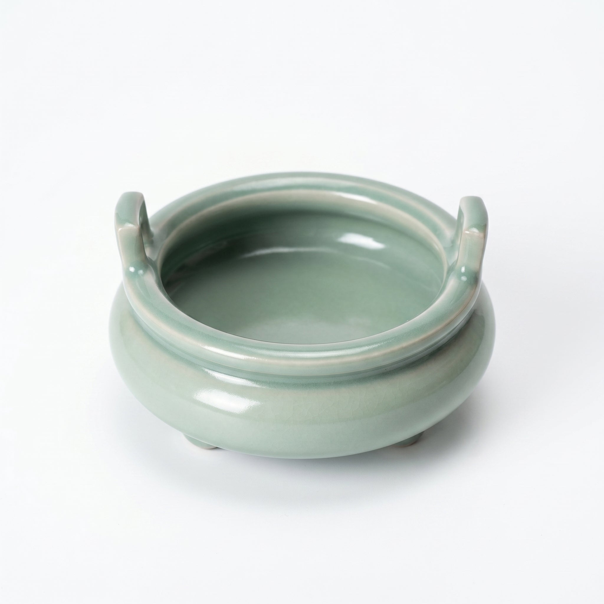 Ru Ware Celadon Twin-Handle Censer