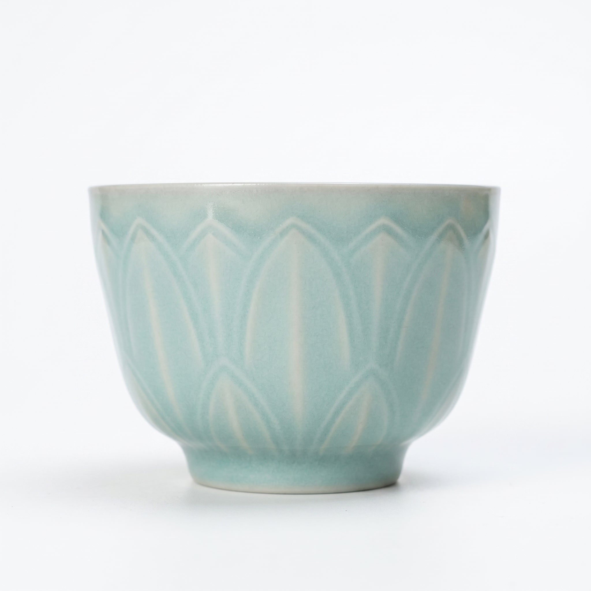 Celadon Lotus Teacup - Chinese Ceramic Tea Cups
