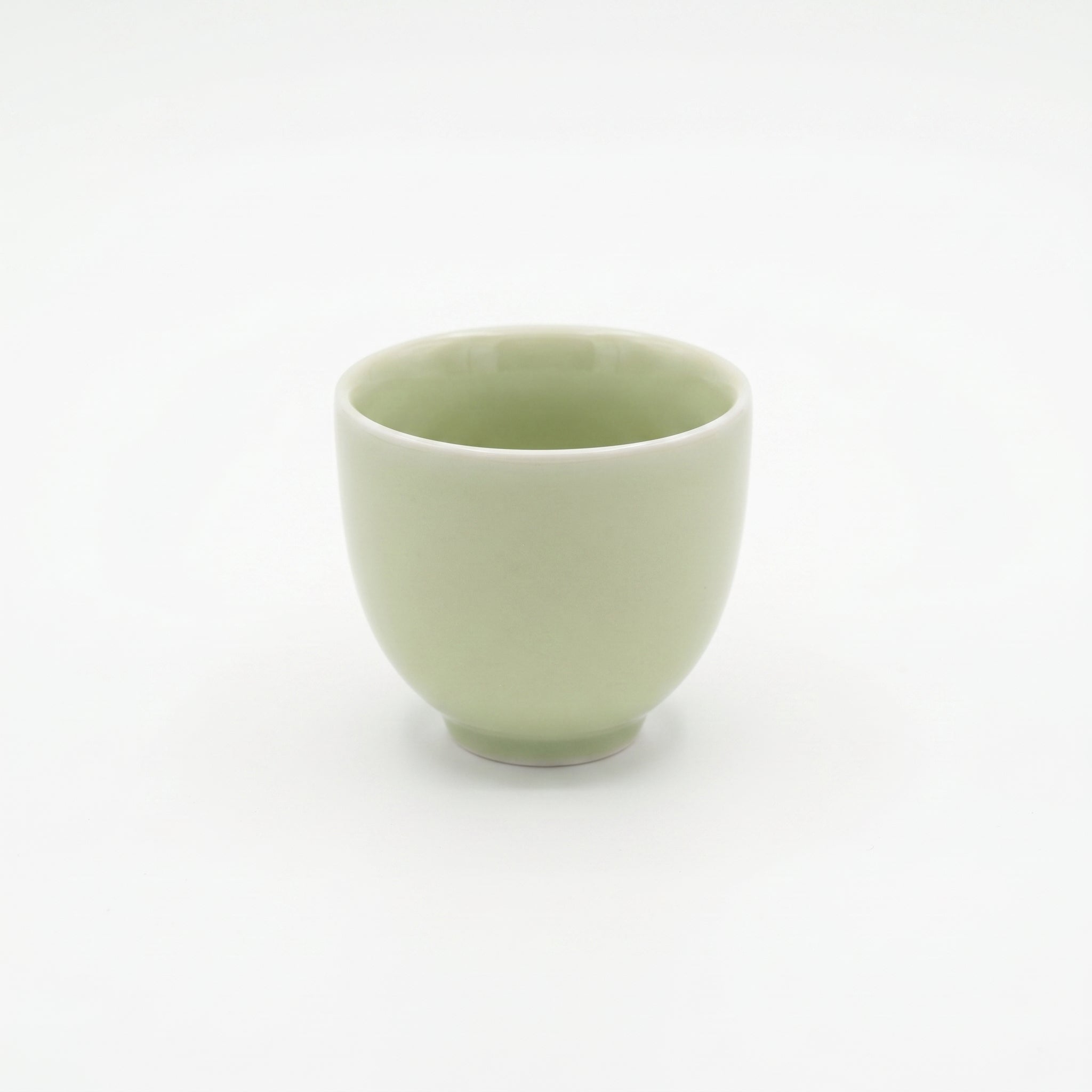 Ou Ware Pale Celadon Sanyuan Teapot Set