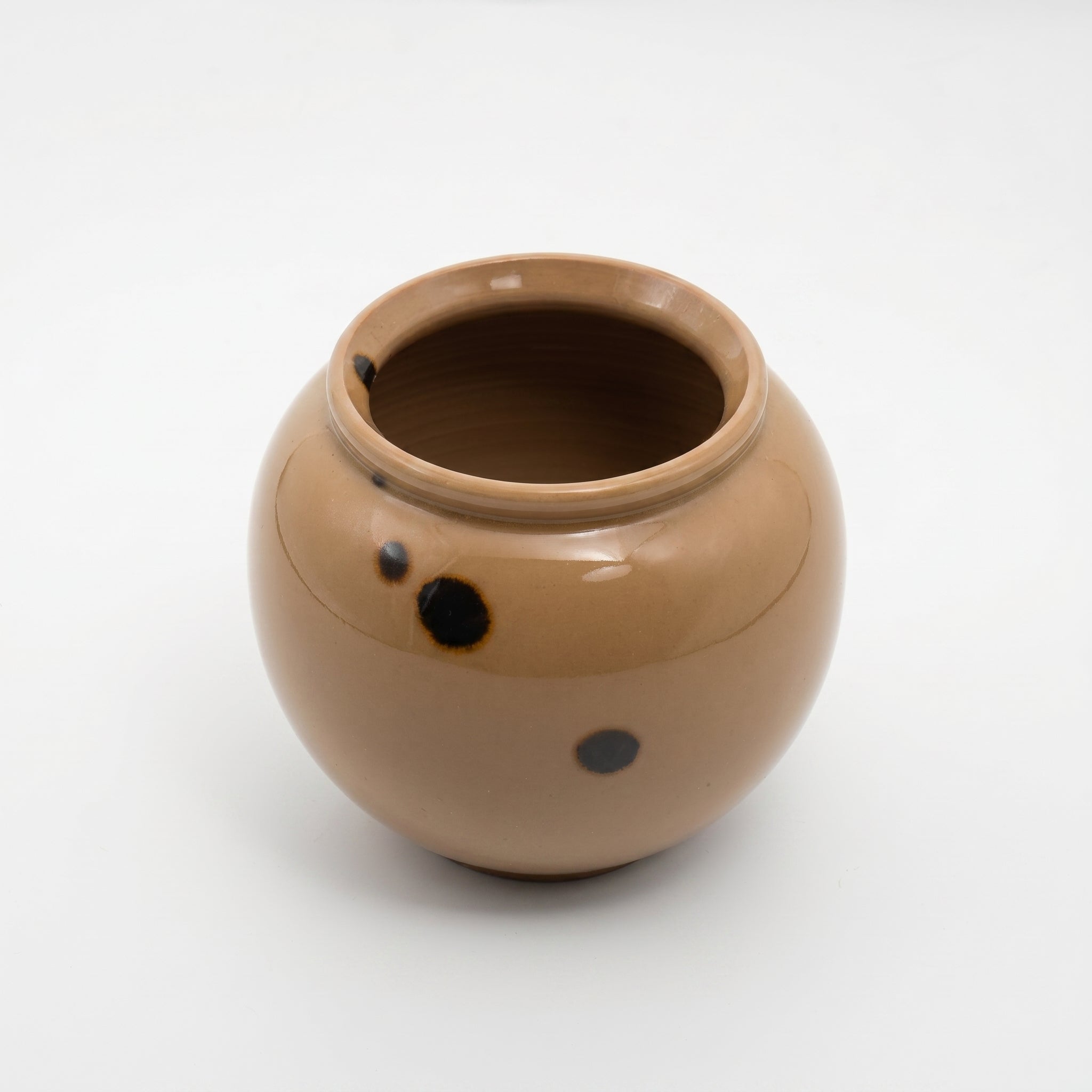Ou Ware Dragon Kiln Fired Spotted Small Water Receptacle