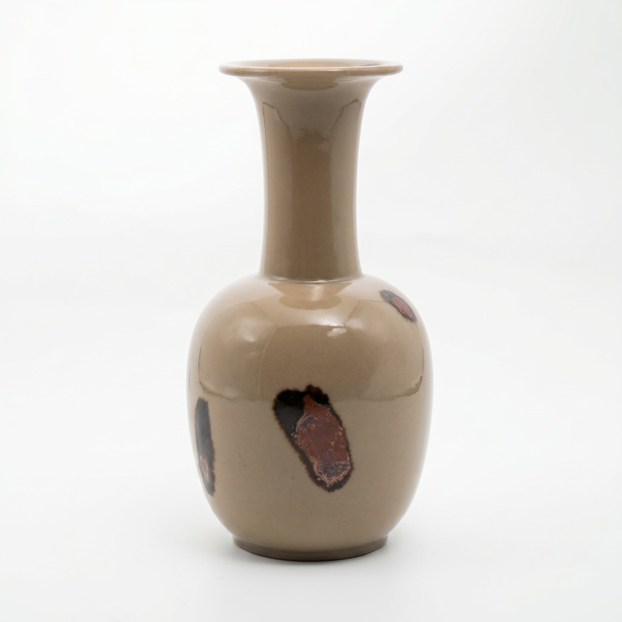 Ou Ware Dragon Kiln Fired Flared-Mouth Spotted Vase
