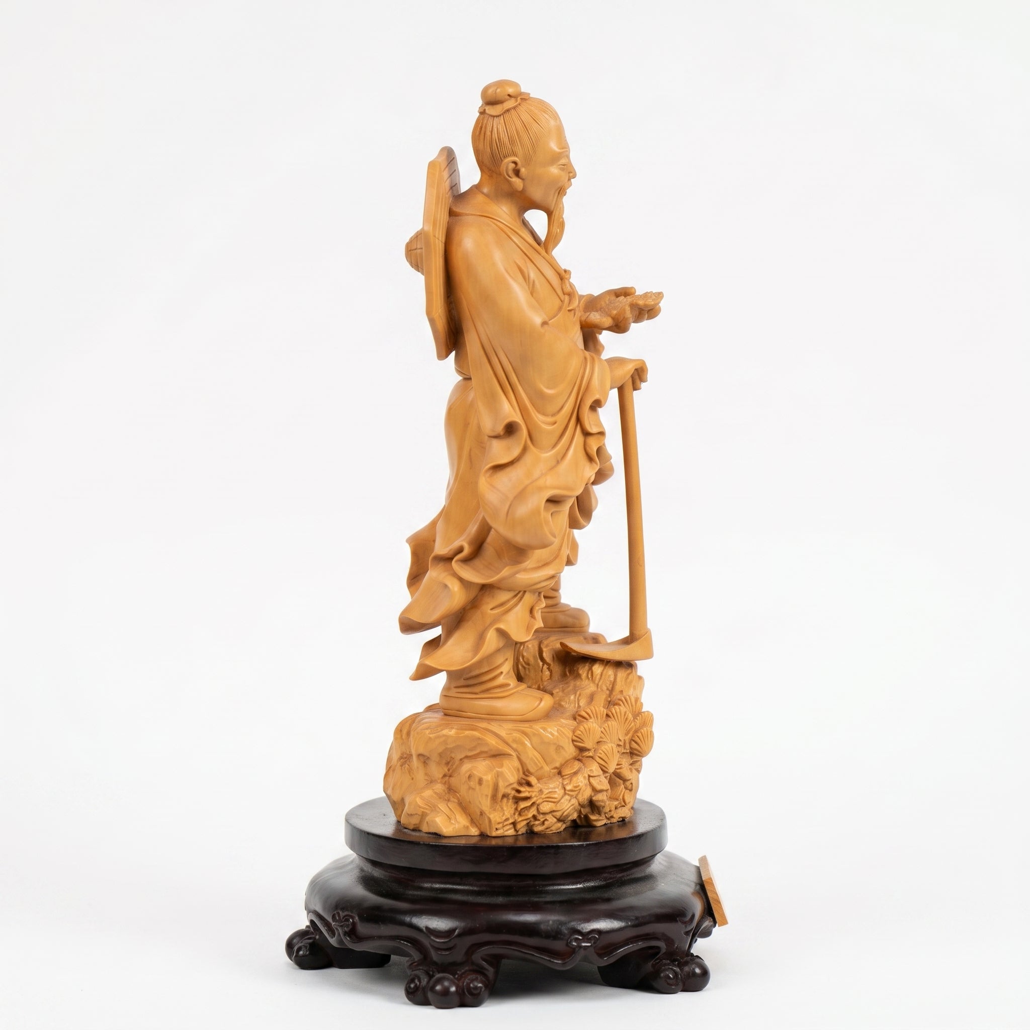 Boxwood Carving of Medical Saint Zhang Zhongjing