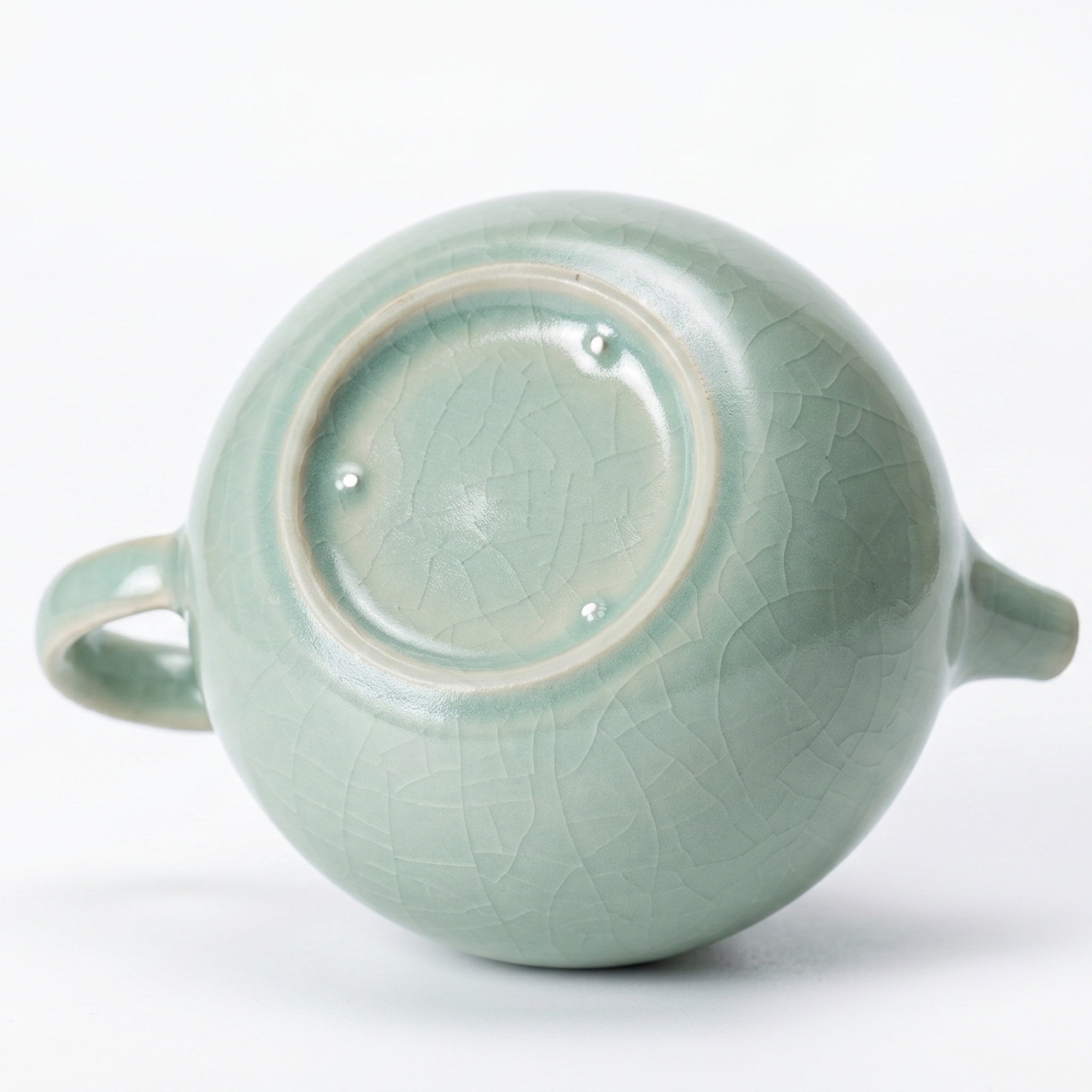 Ru Ware Celadon Apple Teapot
