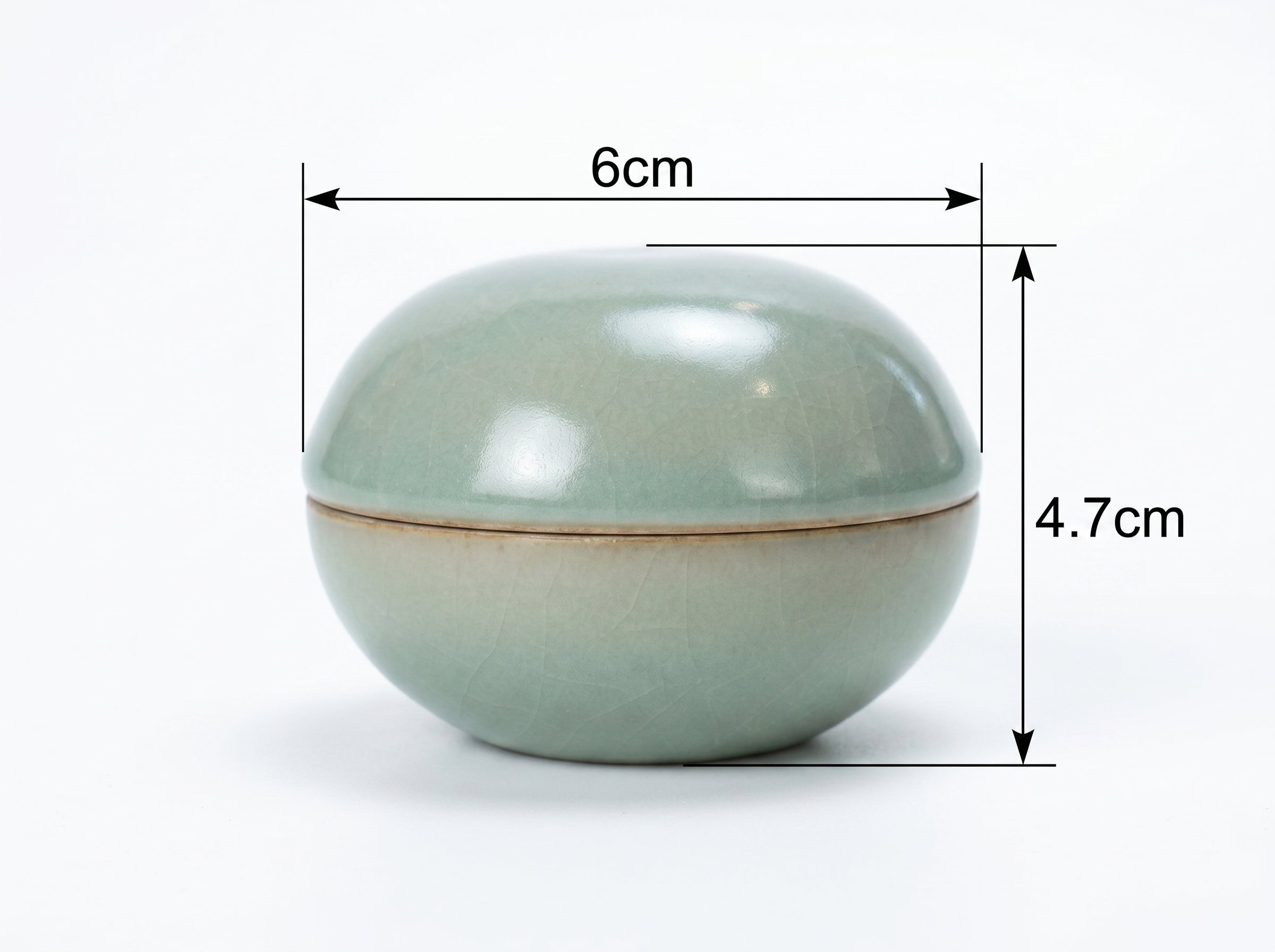 Ru Ware Celadon Powder Box