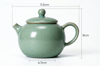 Ru Ware Celadon Apple Teapot
