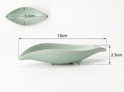Ru Ware Celadon Cha Ze (Tea Scoop)