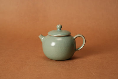 Ru Ware Celadon Apple Teapot