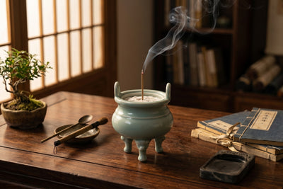 Ru Ware Celadon Beast-Foot Incense Burner