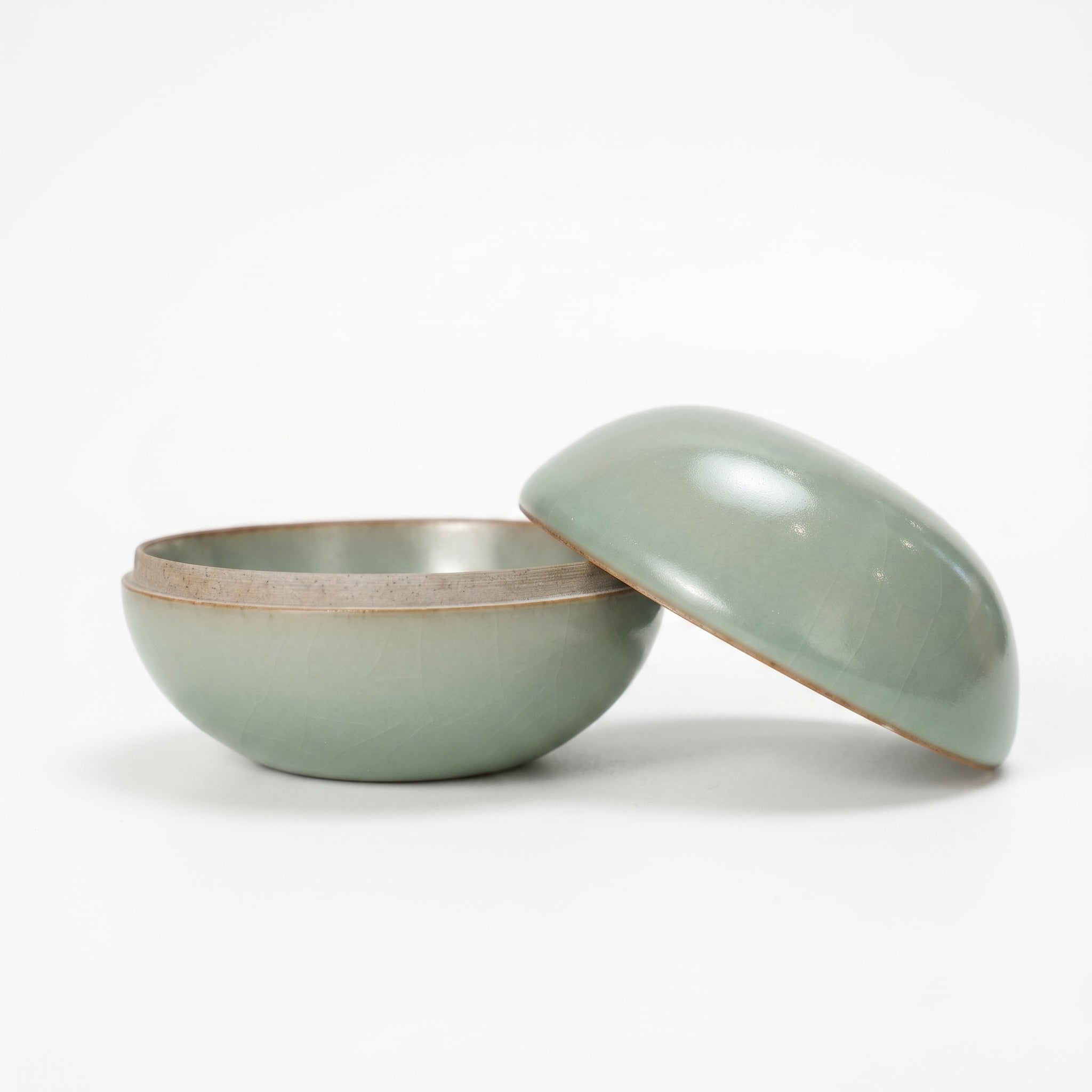 Ru Ware Celadon Powder Box