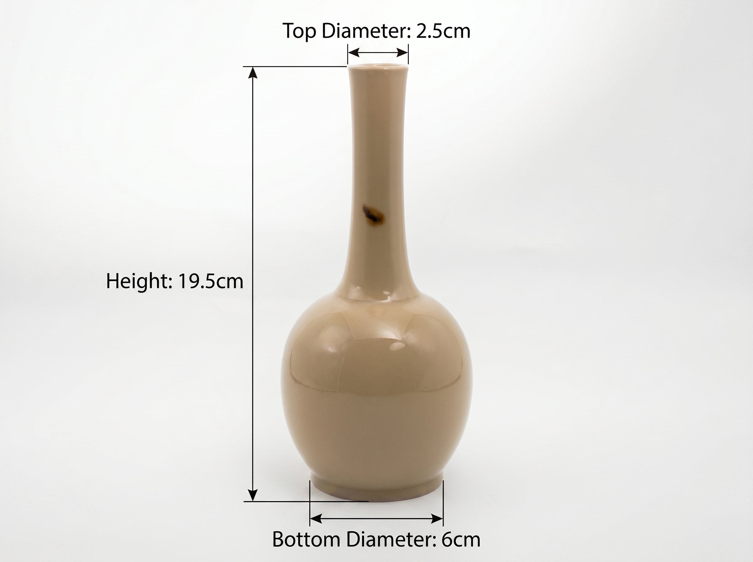 Ou Ware Spotted Long-Neck Vase