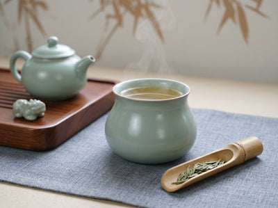 Ru Ware Celadon Money Bag Cup