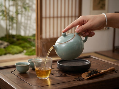 Ru Ware Celadon Mini Xishi Teapot