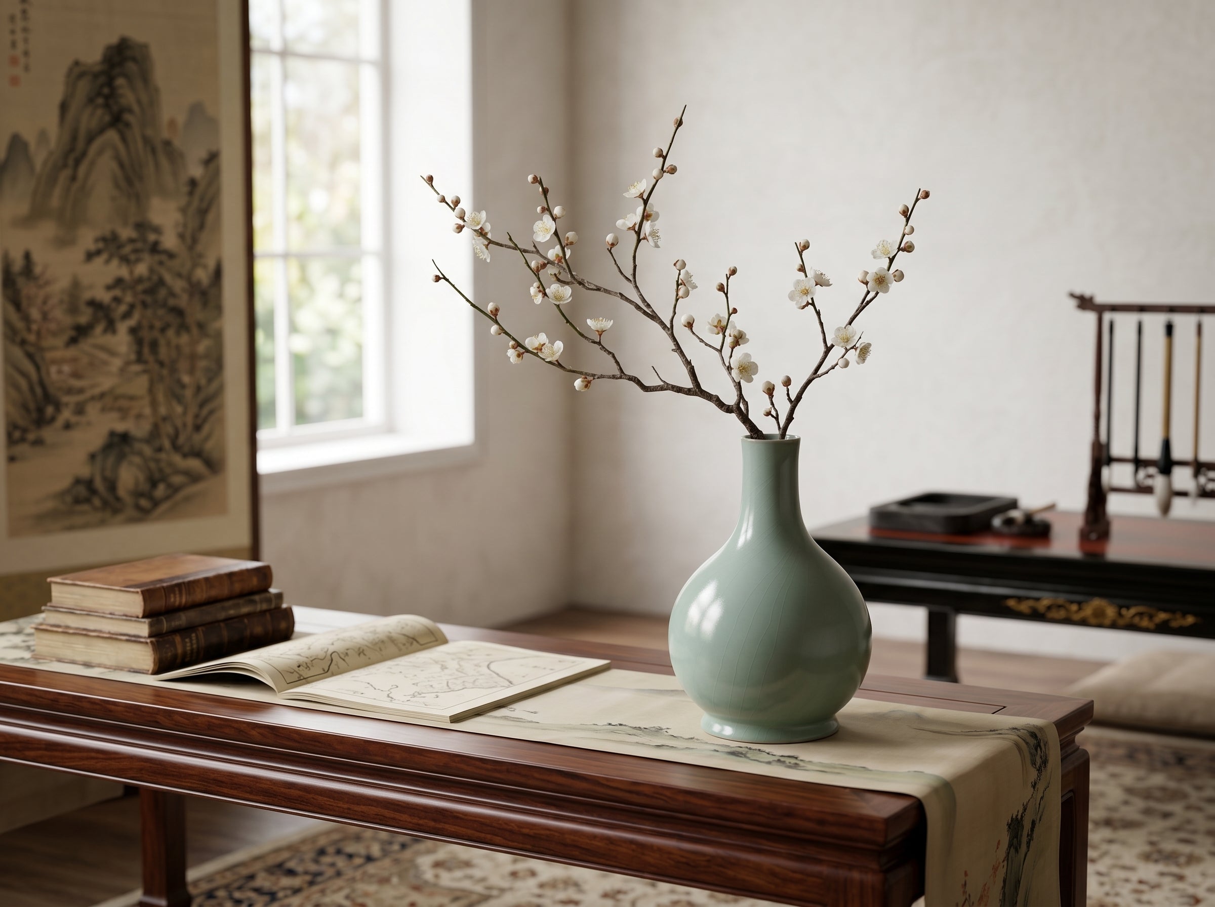 Ru Ware Celadon Short-Neck Danping Vase