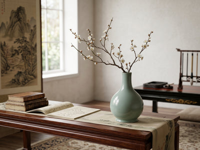 Ru Ware Celadon Short-Neck Danping Vase