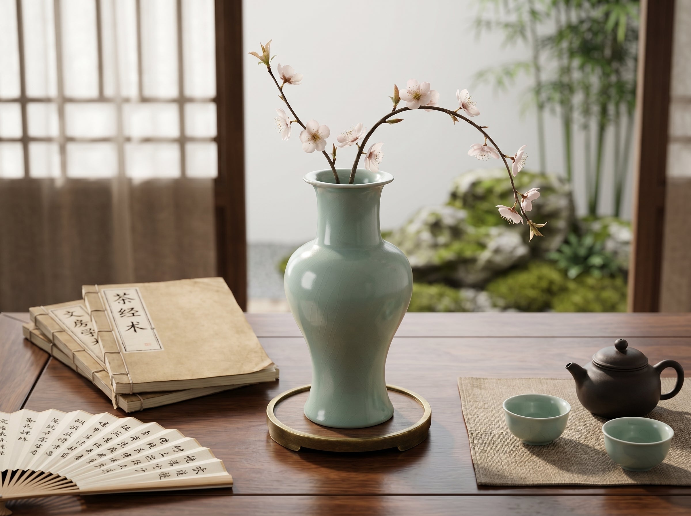 Ru Ware Celadon Guanyin Vase