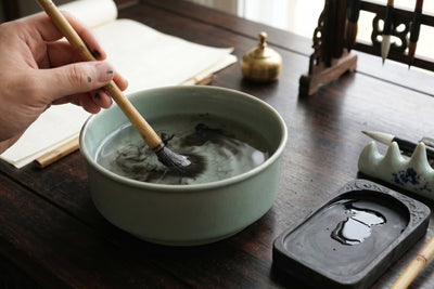 Ru Ware Celadon Lip-Rim Brush Washer