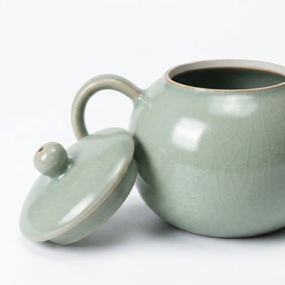 Ru Ware Celadon Apple Teapot