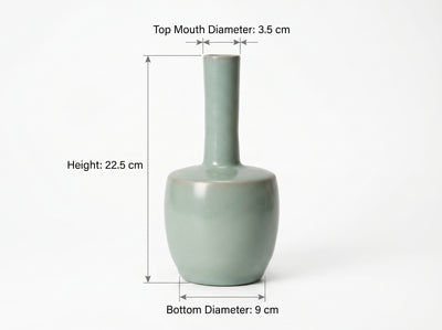 Ru Ware Celadon Mallet Vase