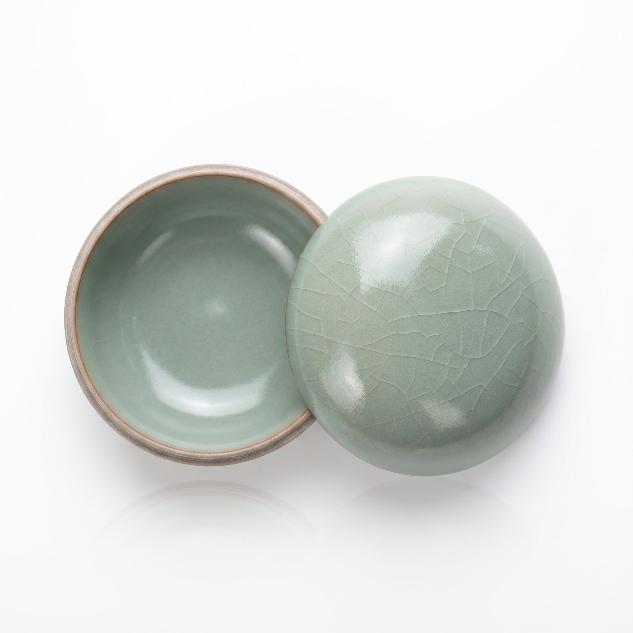 Ru Ware Celadon Powder Box