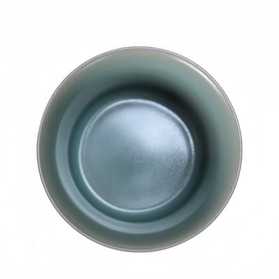 Handmade Celadon Teacup - Crackle Glaze Bamboo Joint Cup