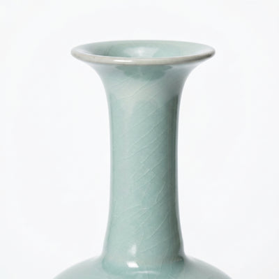 Ru Ware Celadon Drum-Belly Vase
