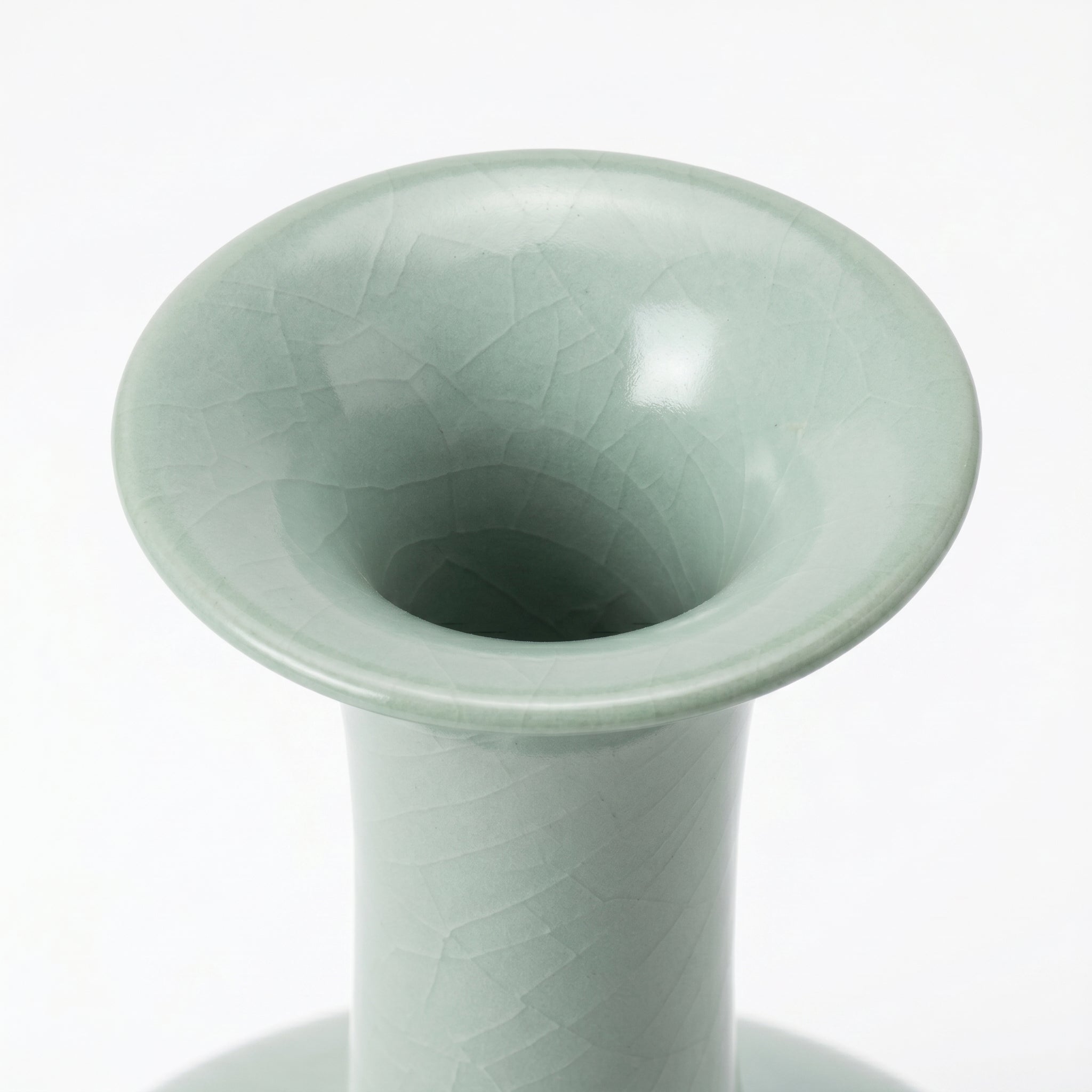 Ru Ware Celadon Drum-Belly Vase