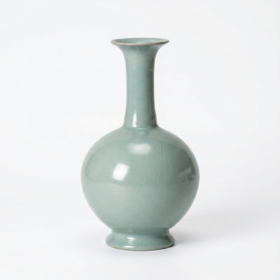 Ru Ware Celadon Drum-Belly Vase