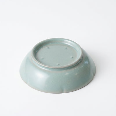 Authentic Ru Ware Celadon Kui-Shaped Bowl – Rare Song Dynasty Style Ceramic Tea Bowl with Crackle Glaze for Collectors