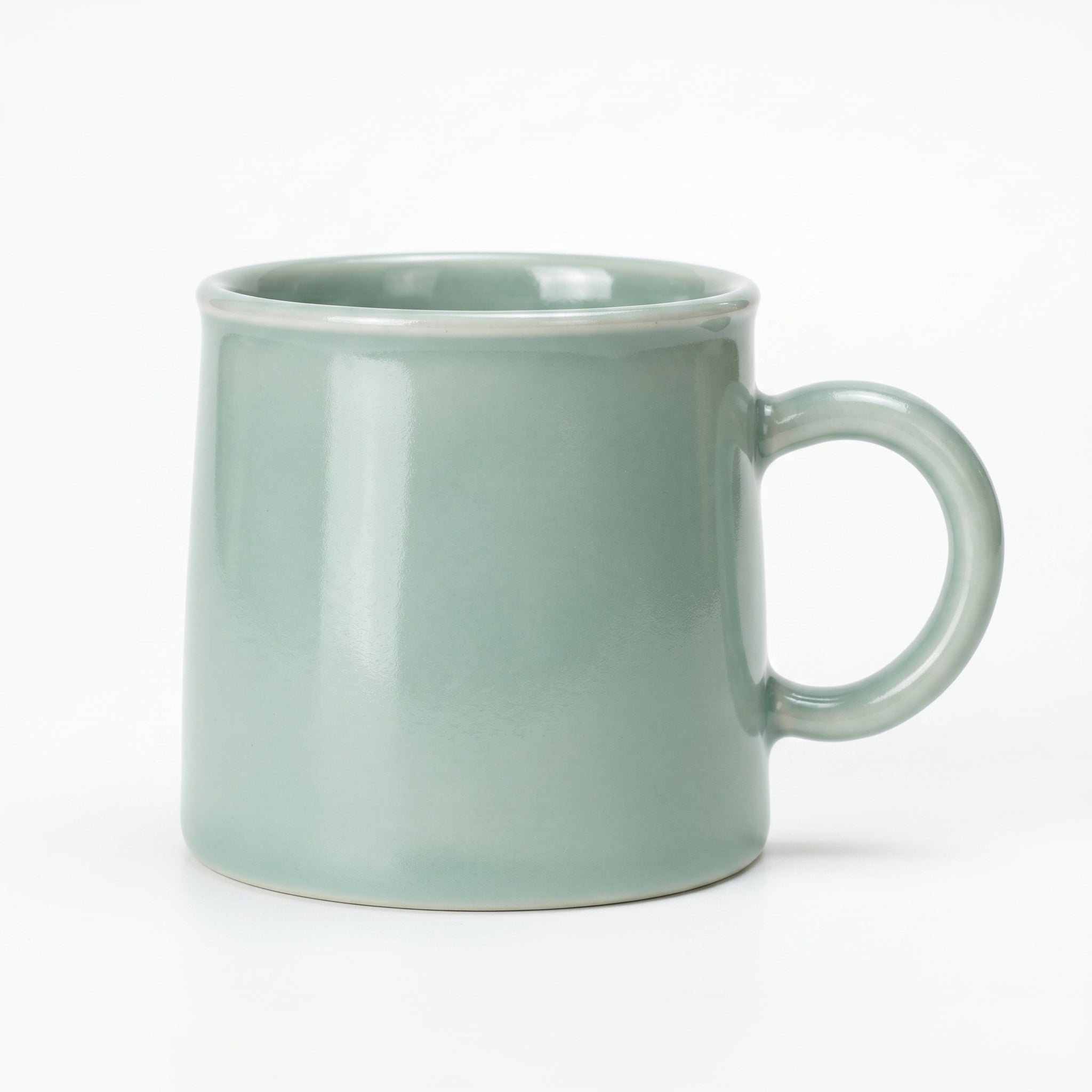 Handmade Celadon Coffee Mug - Unique Ru Kiln Ceramic Cup