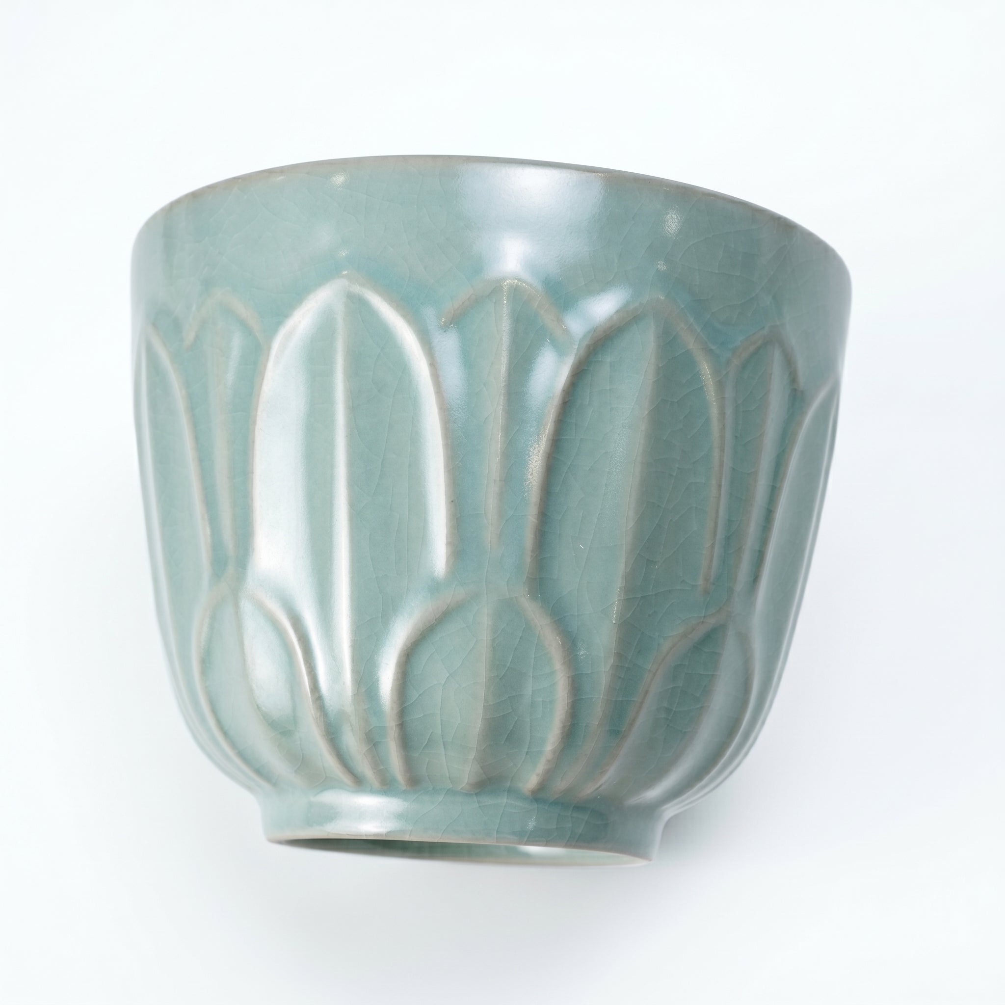 Celadon Lotus Teacup - Chinese Ceramic Tea Cups