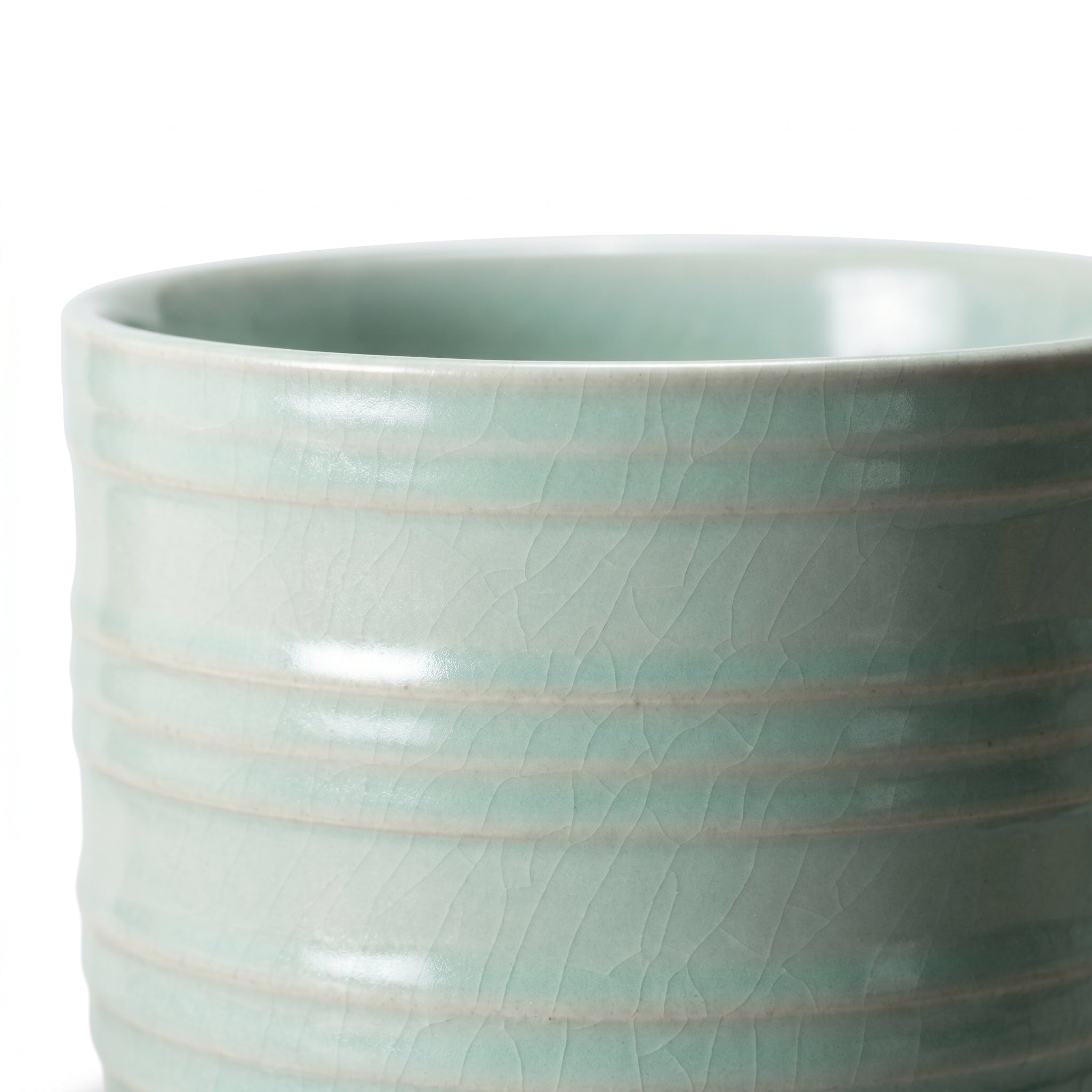Ru Ware Celadon Ribbed Tripod Censer
