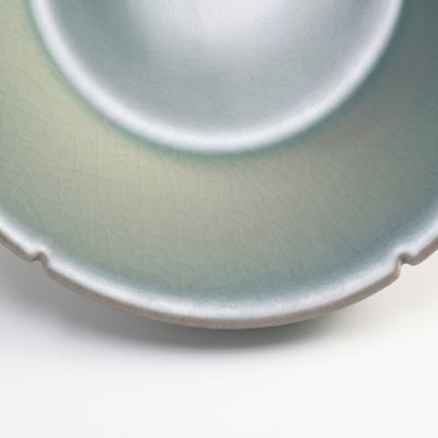 Ru Ware Celadon Foliate Rim Plate