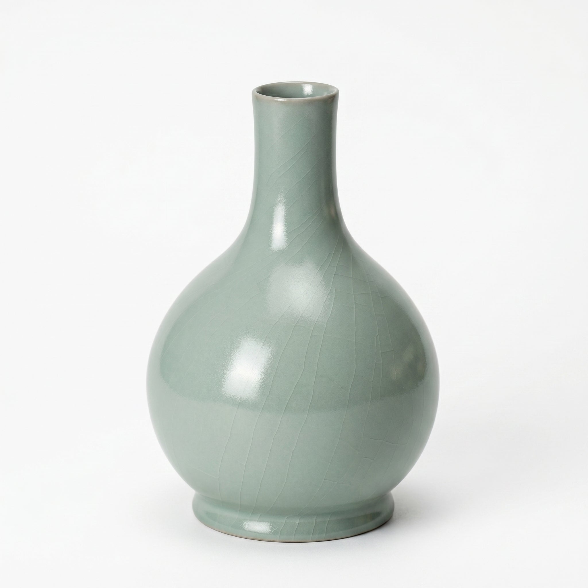 Ru Ware Celadon Short-Neck Danping Vase