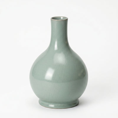 Ru Ware Celadon Short-Neck Danping Vase
