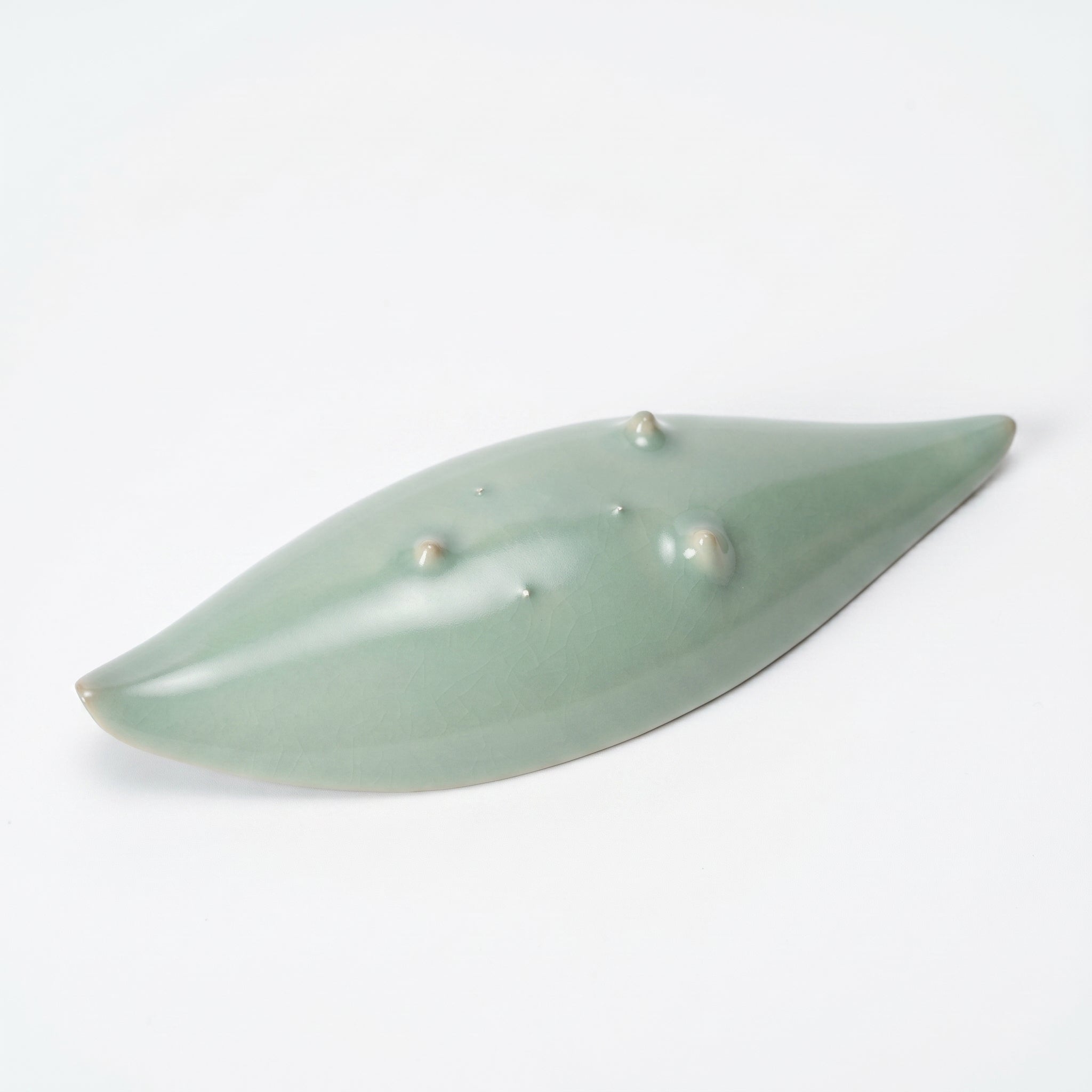 Ru Ware Celadon Cha Ze (Tea Scoop)