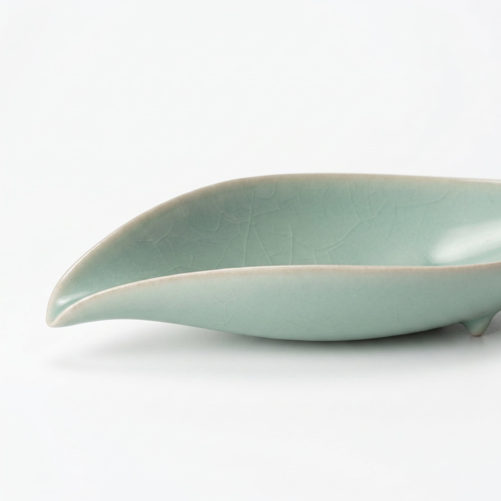Ru Ware Celadon Cha Ze (Tea Scoop)
