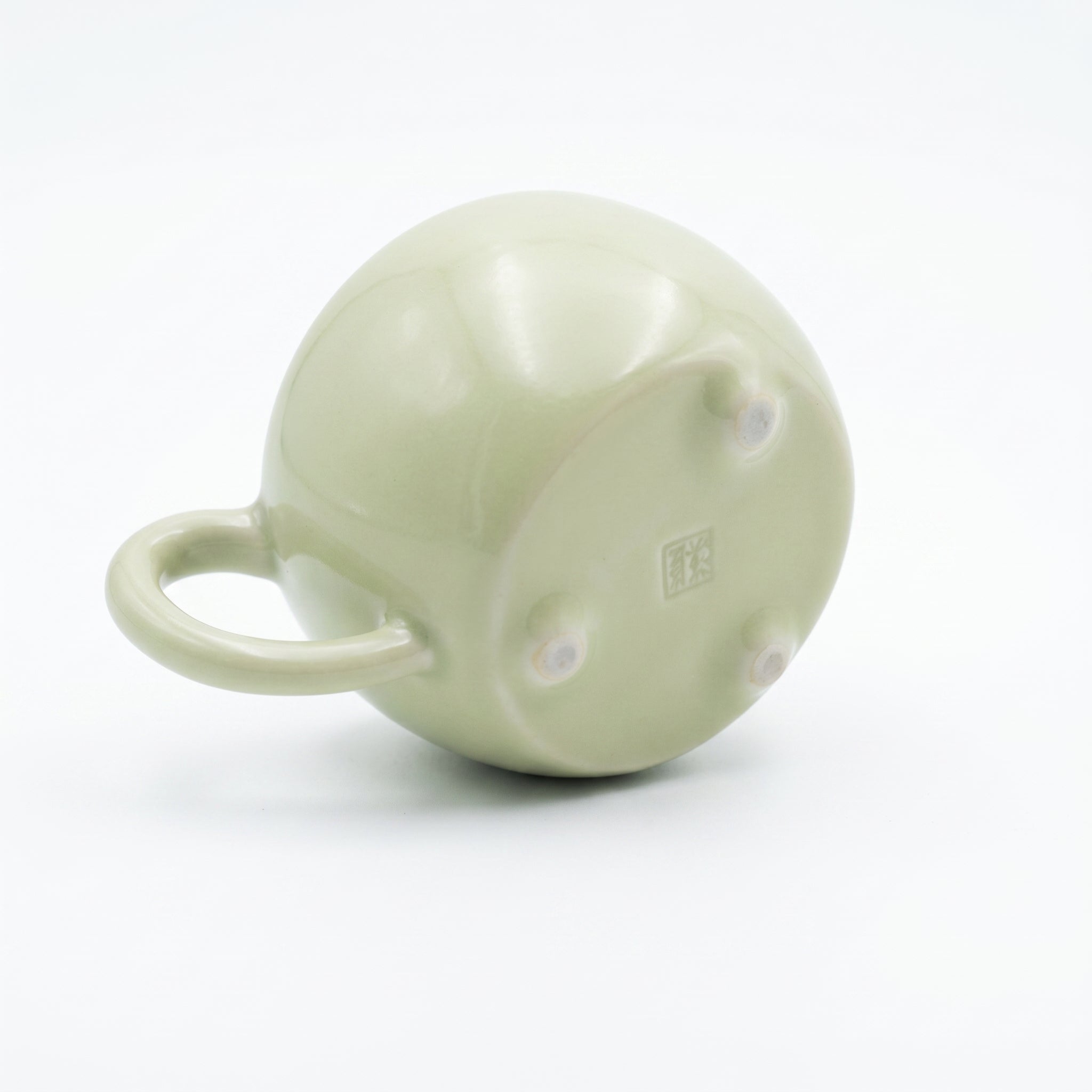 Ou Ware Pale Celadon Sanyuan Teapot Set