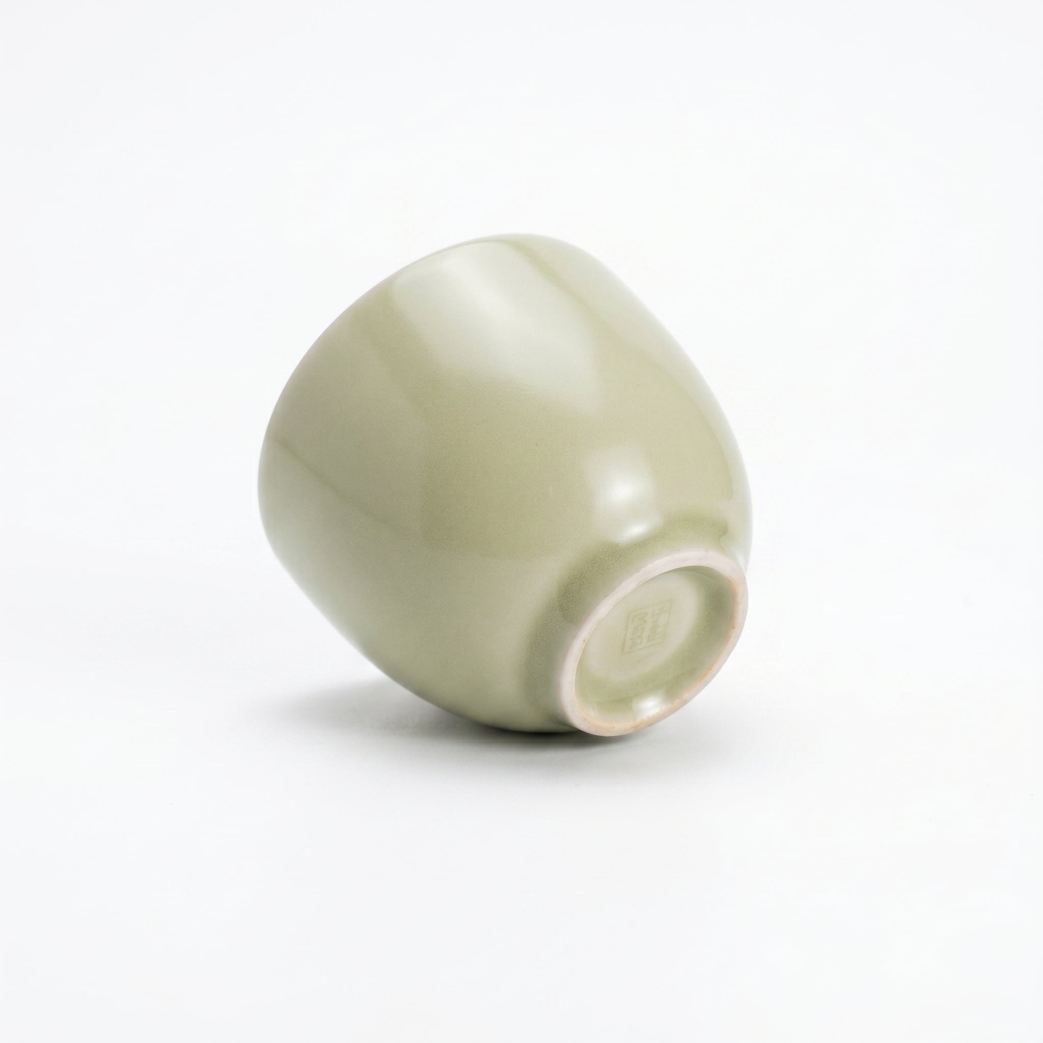 Ou Ware Pale Celadon Sanyuan Teapot Set