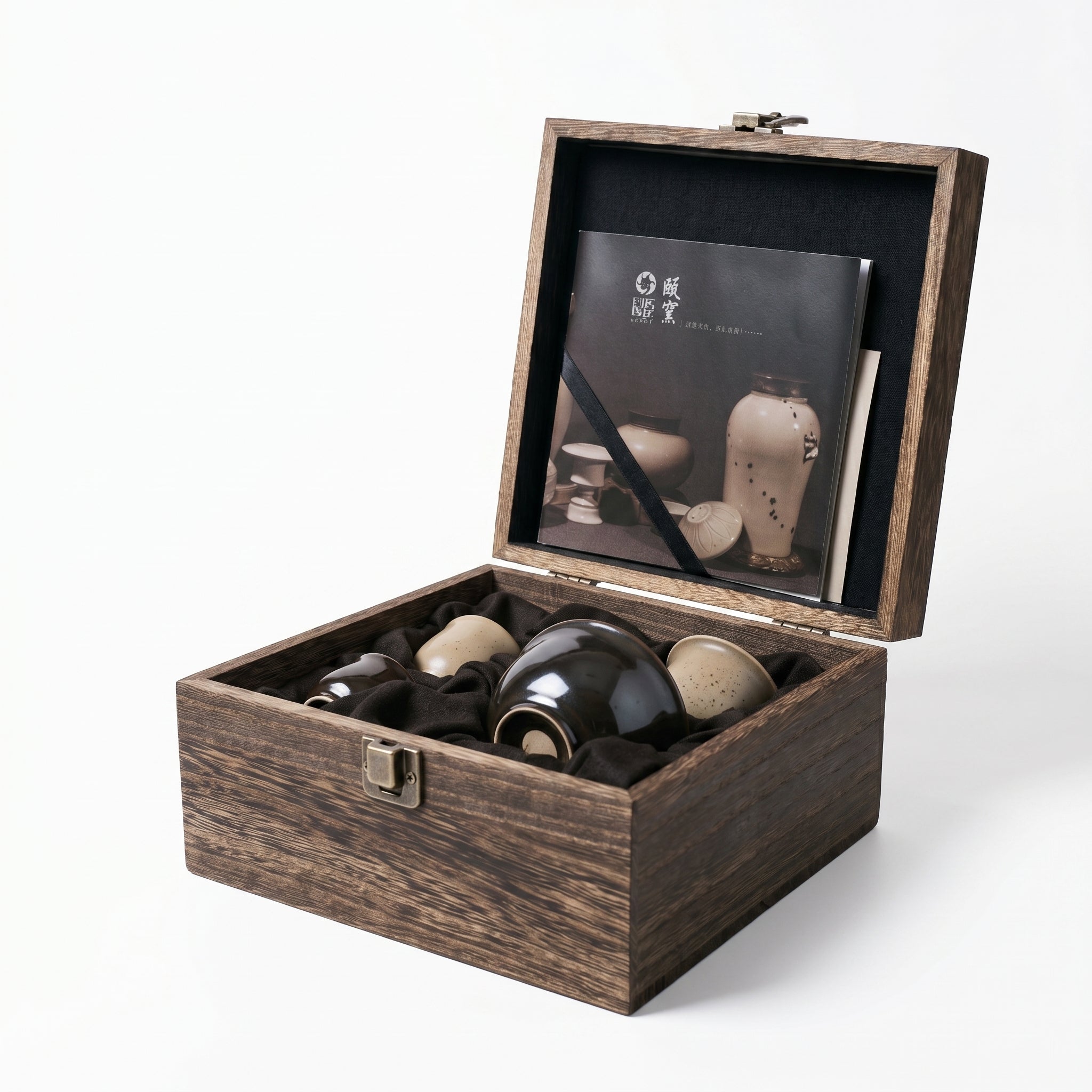 Ou Ware Two-Tone Gaiwan Tea Set