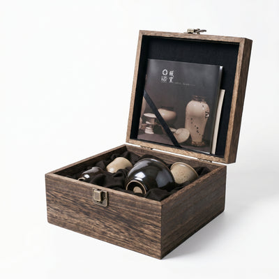 Ou Ware Two-Tone Gaiwan Tea Set