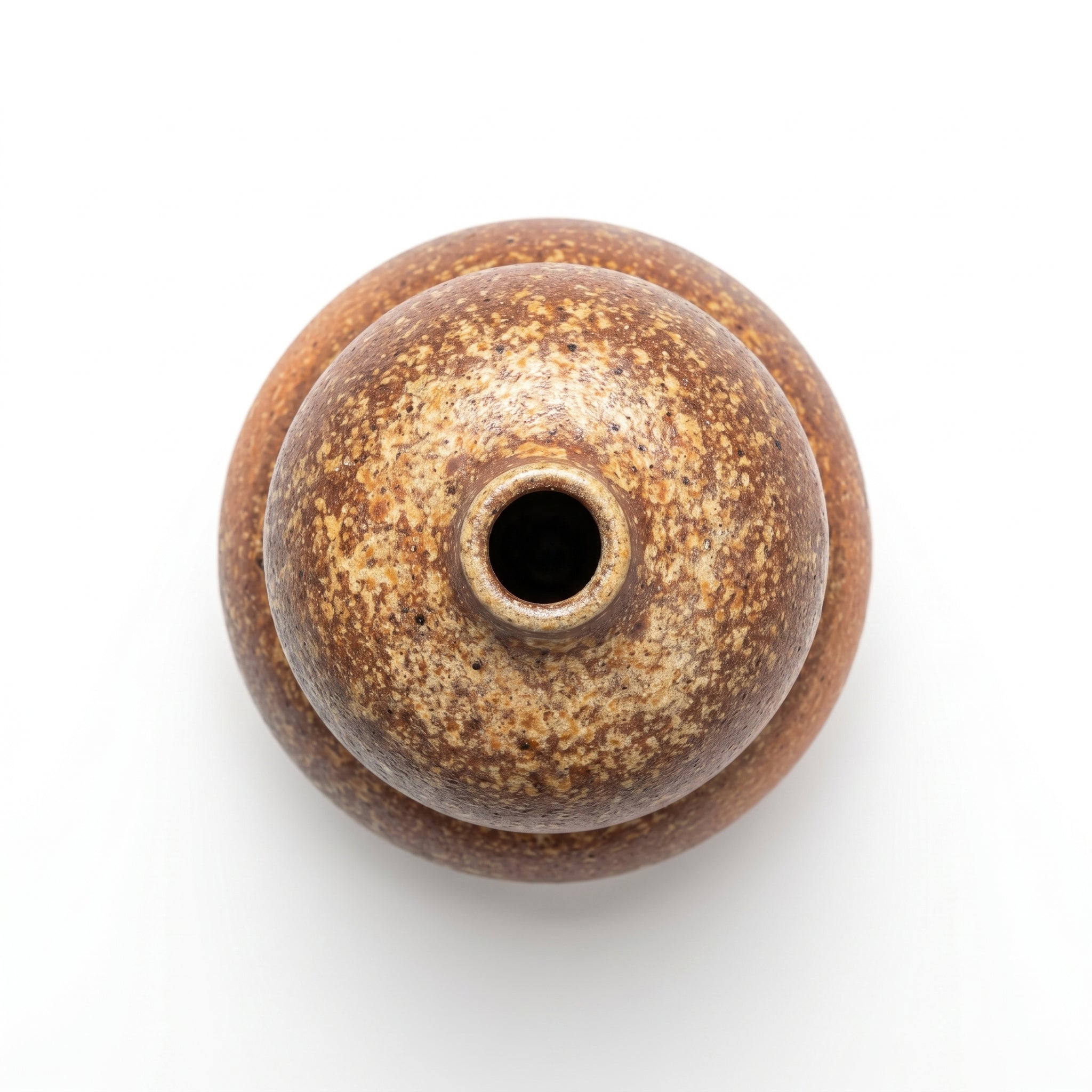 Ou Ware Wood-Fired Mini Gourd Vase