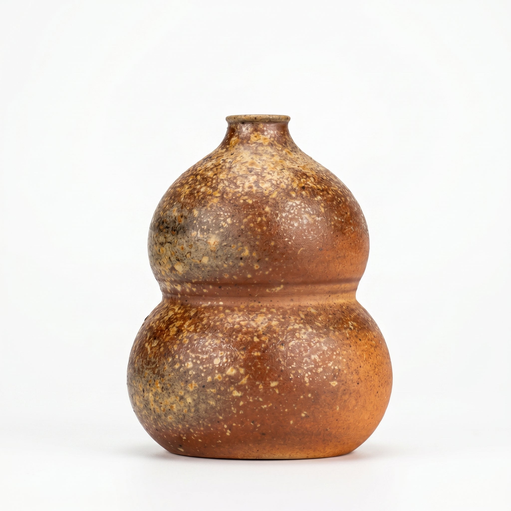 Ou Ware Wood-Fired Mini Gourd Vase