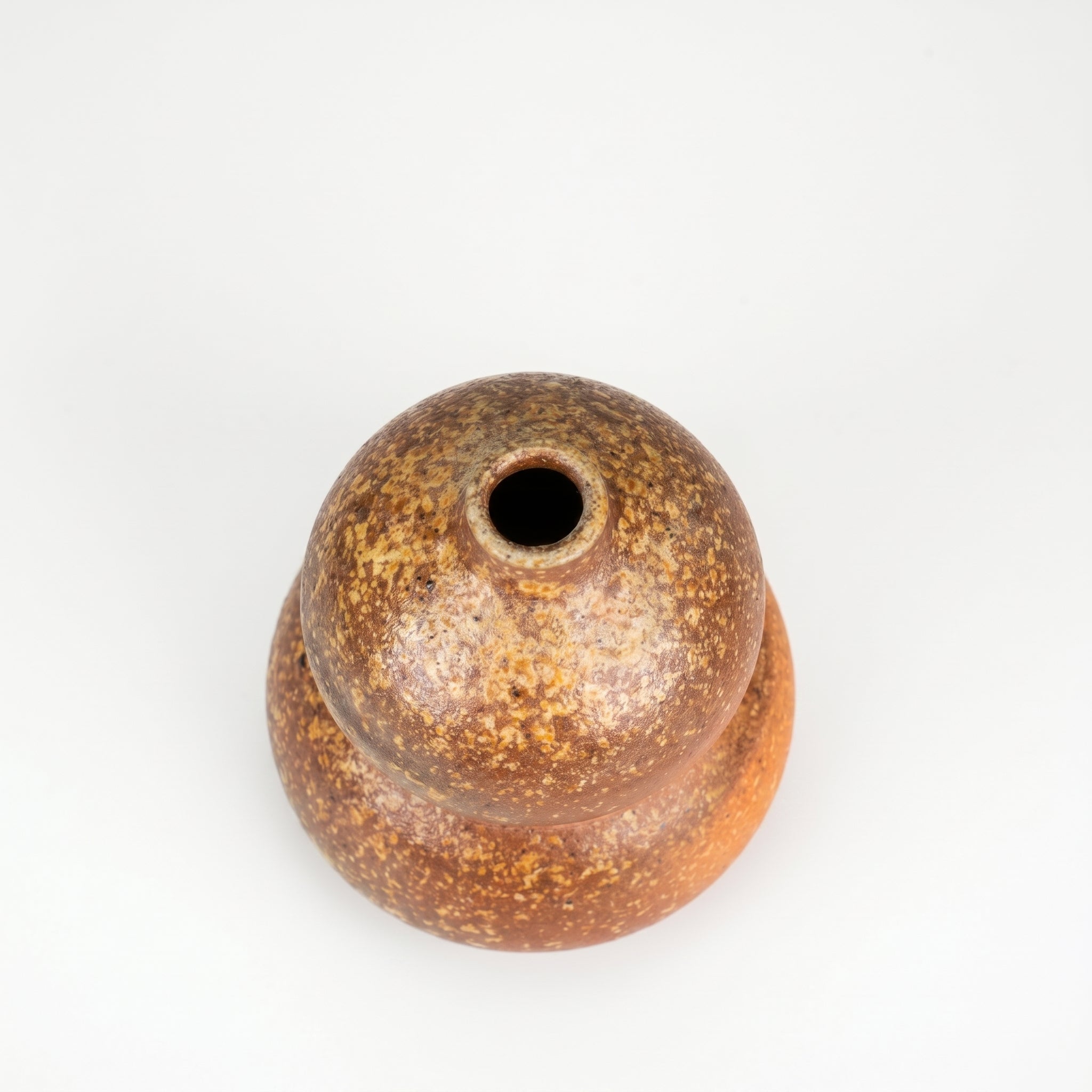 Ou Ware Wood-Fired Mini Gourd Vase