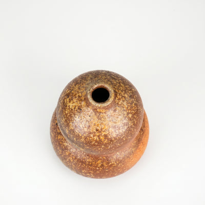 Ou Ware Wood-Fired Mini Gourd Vase