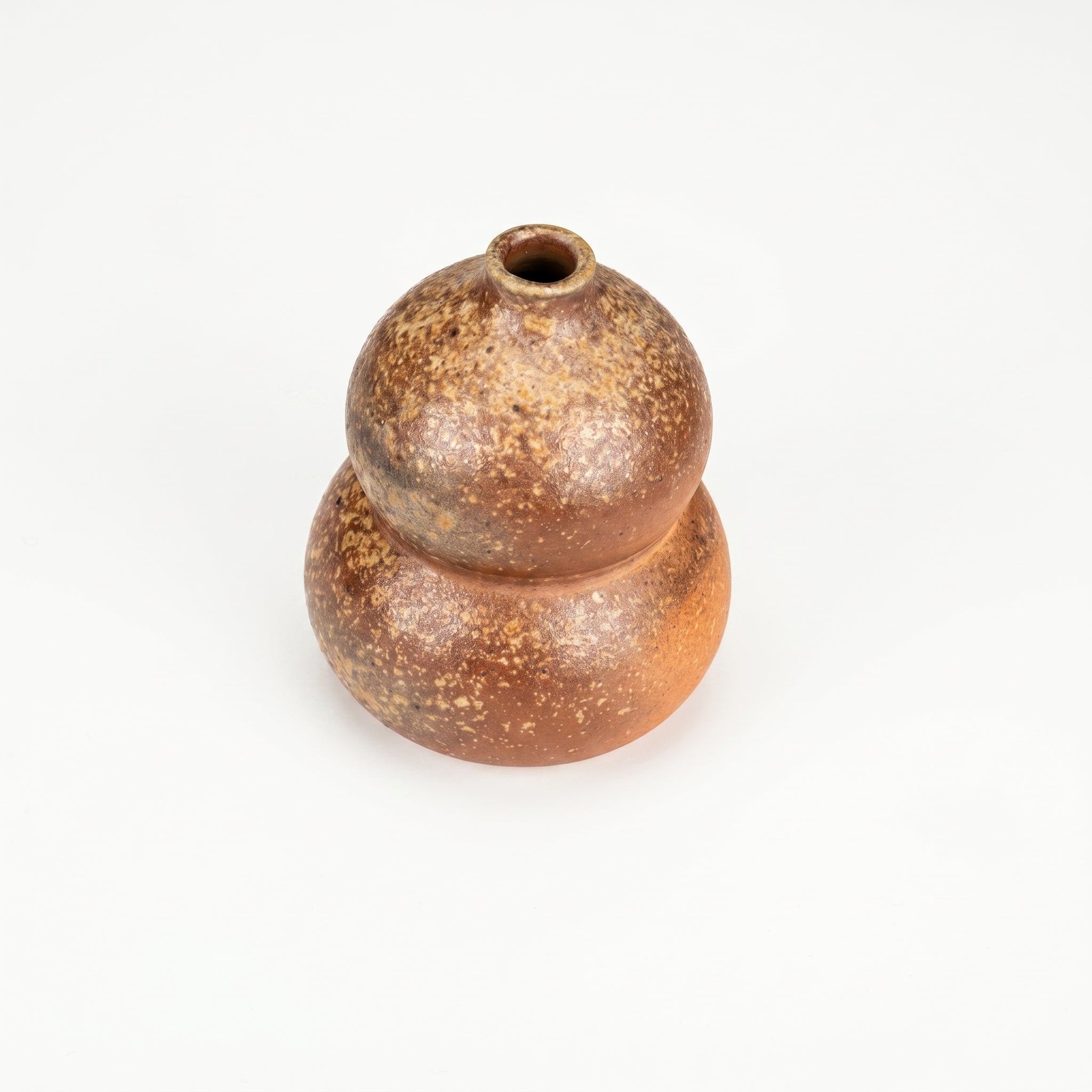 Ou Ware Wood-Fired Mini Gourd Vase